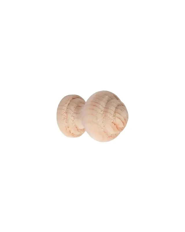 Puunappi - Sorvattu pieni 20 mm Alennettu