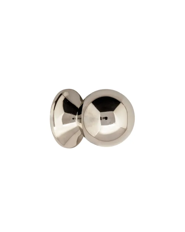 Nuppu - Pyöreä 33 mm nikkelöity Alennus