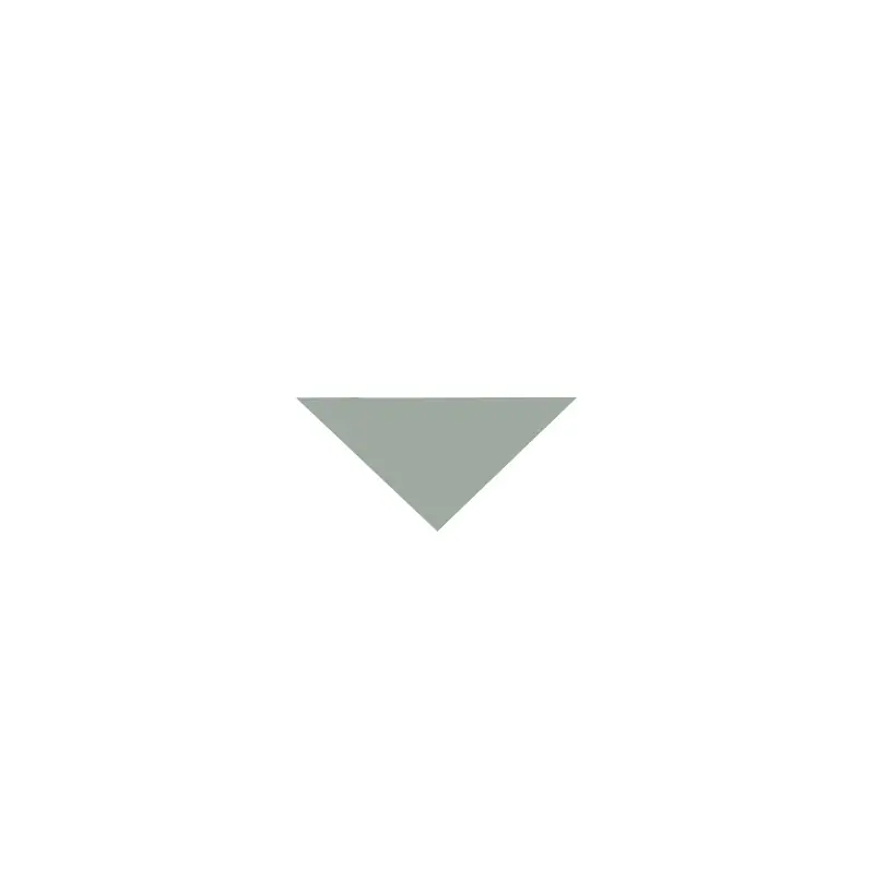 Klinkkeri - Kolmio 3,5/3,5/5 cm vaaleanvihreä Uutuus