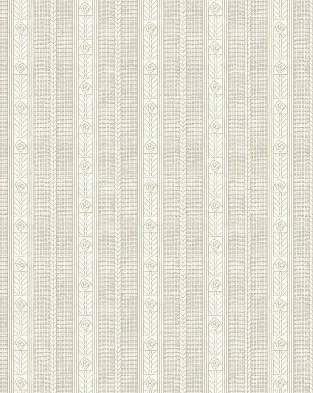 Lim & Handtryck tapetti - Edit turve/beige Ajankohtainen
