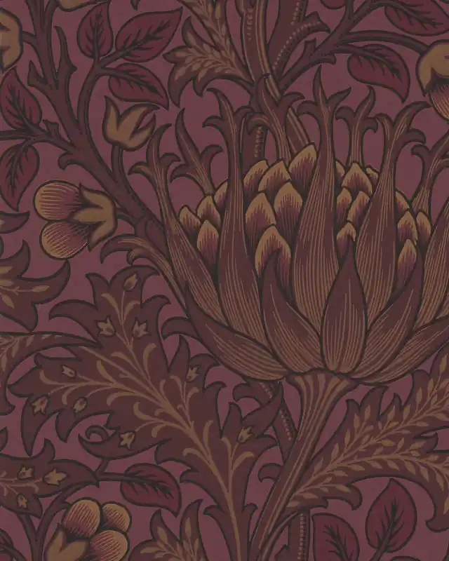 Kampanjahinta William Morris & Co. Tapetti - Artichoke Wine