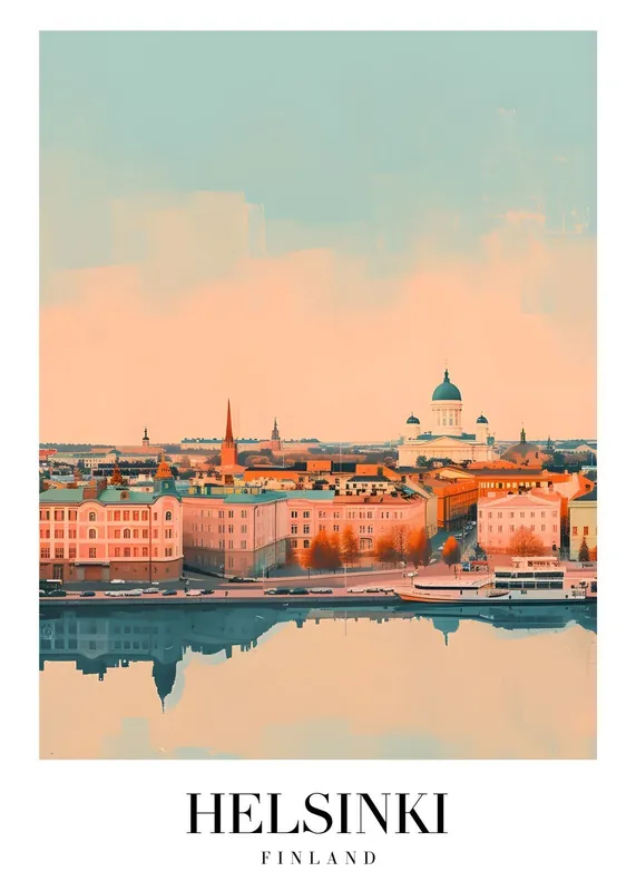 Juliste - Helsinki Suomi Viimeinen Mahdollisuus
