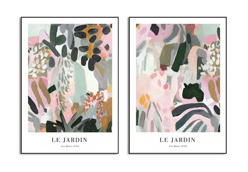 Uutuus Le Jardin sarja 2 julistetta