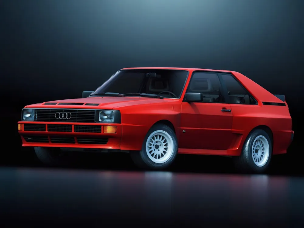 Ajankohtainen Juliste - Audi Quattro Punainen