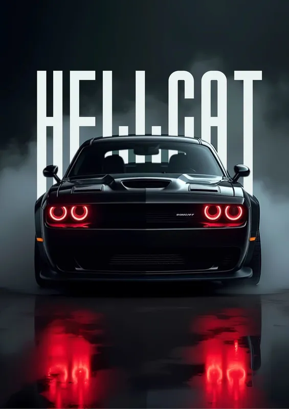 Älä Missaa Juliste - Hellcat Auto