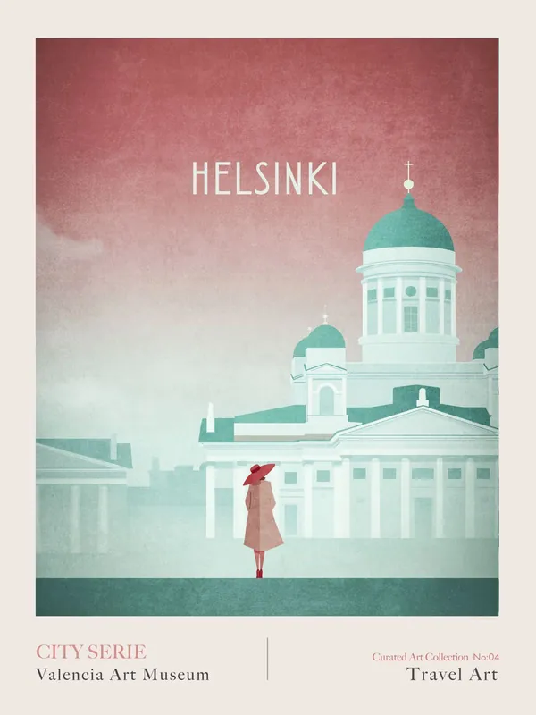 Juliste - Helsingin kaupunkisarja Alkuperäinen