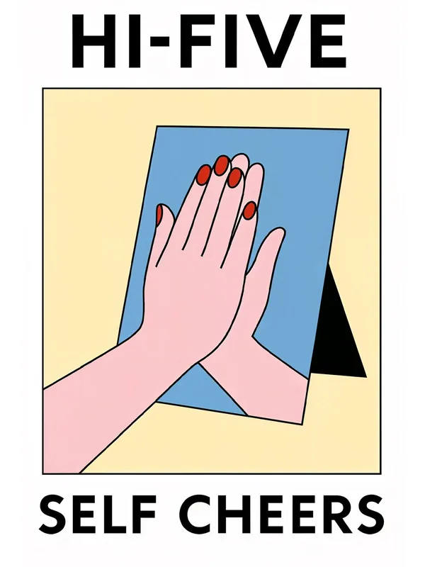 Kampanjahinta Juliste - Hi-Five Self Cheers