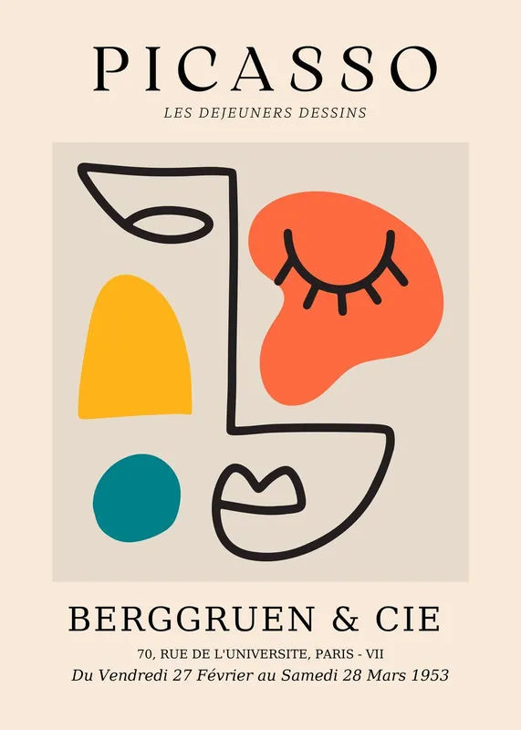 Juliste - Picasso Les Dejeuners Dessins Pikatoimitus