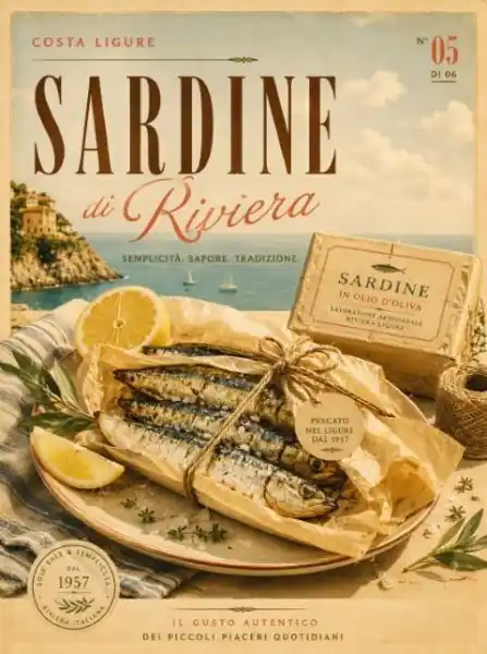 Juliste - Sardine di Riviera Osta Nyt