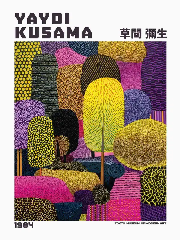 Paras Hinta Juliste - Yayoi Kusama Abstrakti 1984