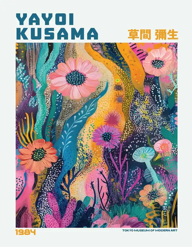 Ilmainen Palautus Juliste - Yayoi Kusama Taidetta