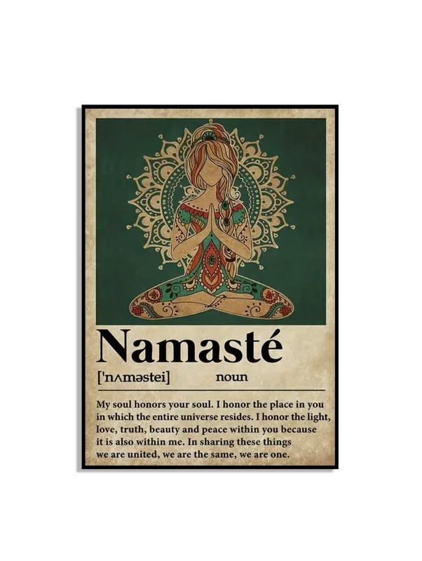 Uusi Malli Namasté Jooga Juliste
