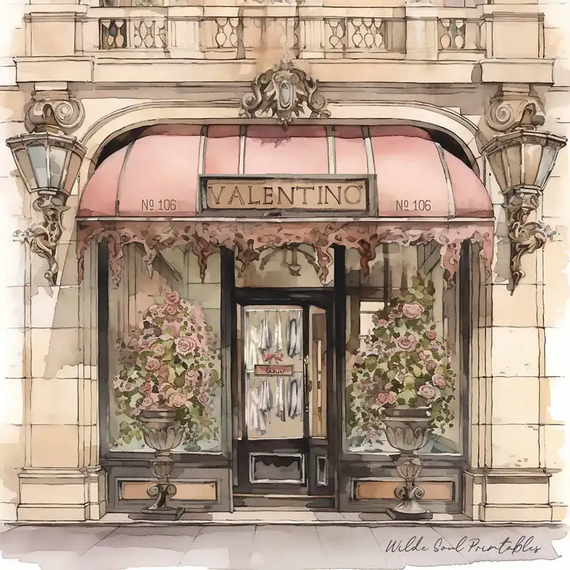 Valentino Storefront seinäjuliste Edullinen Hinta