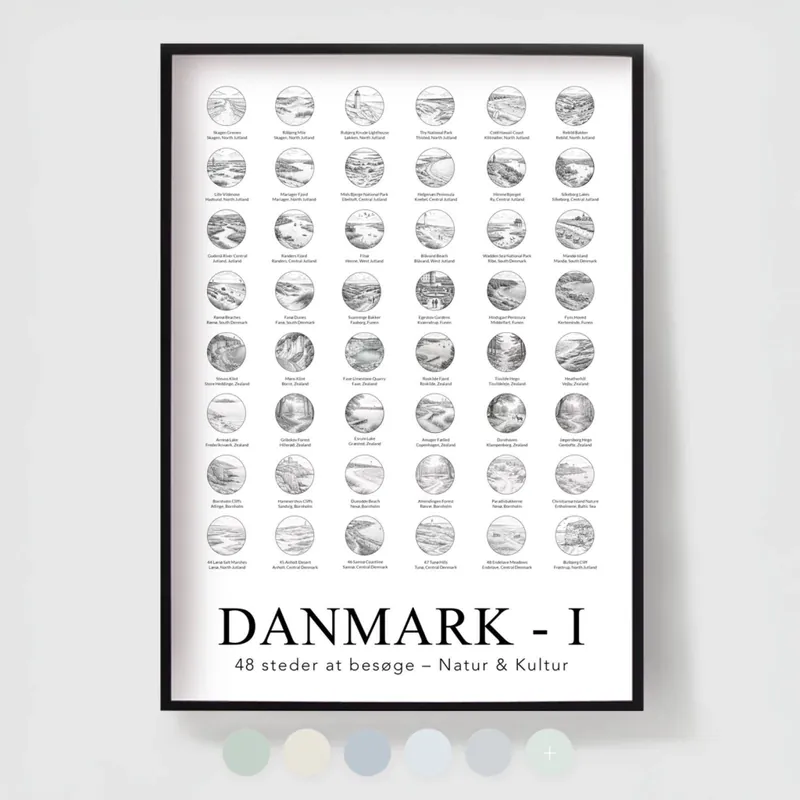 ‘Danmark I - 48 paikkaa vierailulle - Luonto & Kulttuuri‘ Erikoistarjous