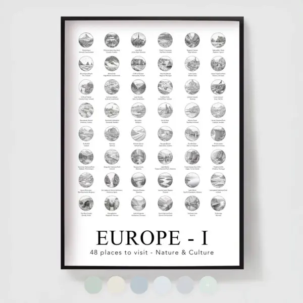 ‘Europe I - 48 paikkaa vierailulle - Luonto & Kulttuuri‘ Paras Hinta