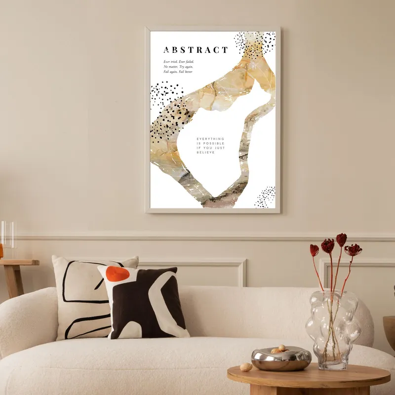 Abstrakti Inspiroiva Seinäjuliste Merkkituote