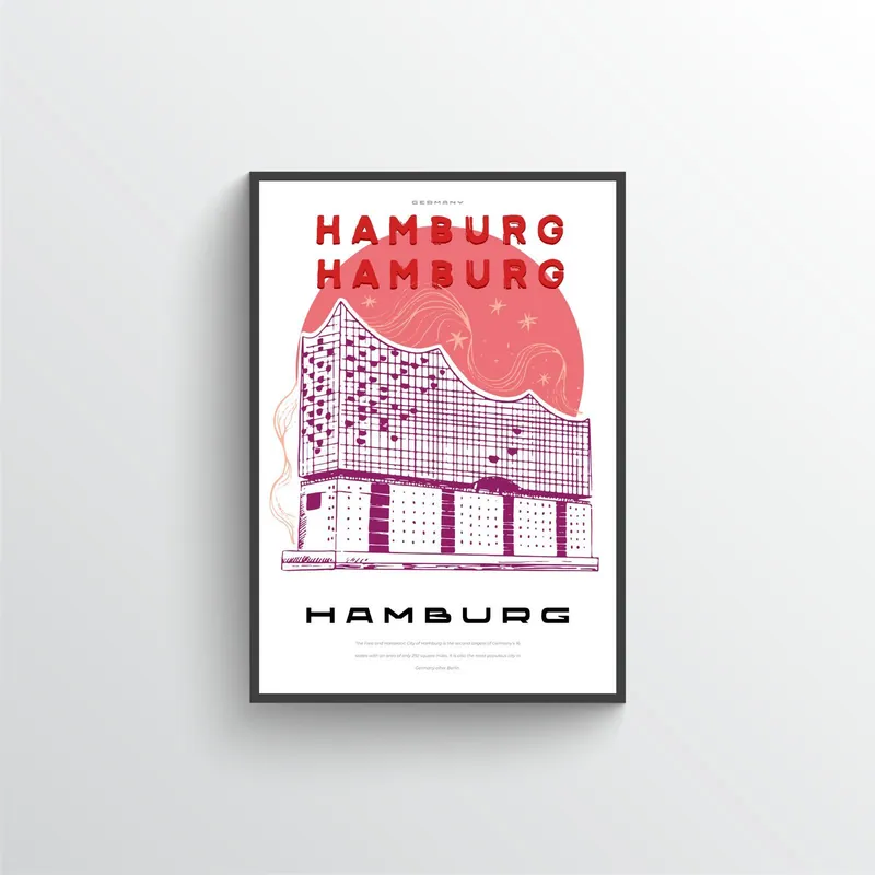 Paras Hinta Hampuri Kaupunkikuva Juliste