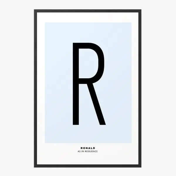 Henkilökohtainen juliste - Ronald Loppuunmyynti