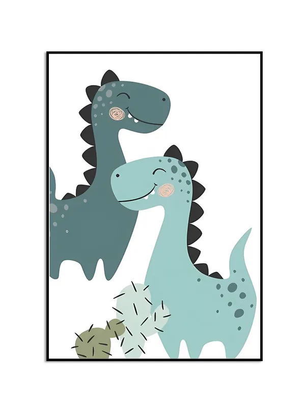 Kampanjahinta Iloiset Dinosauruskaverit Juliste