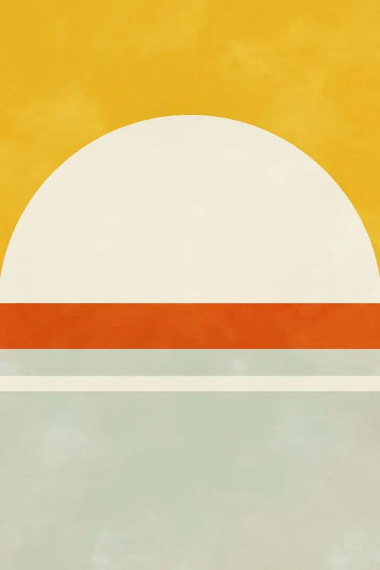Pikatoimitus Juliste - Abstrakti Aurinko Design