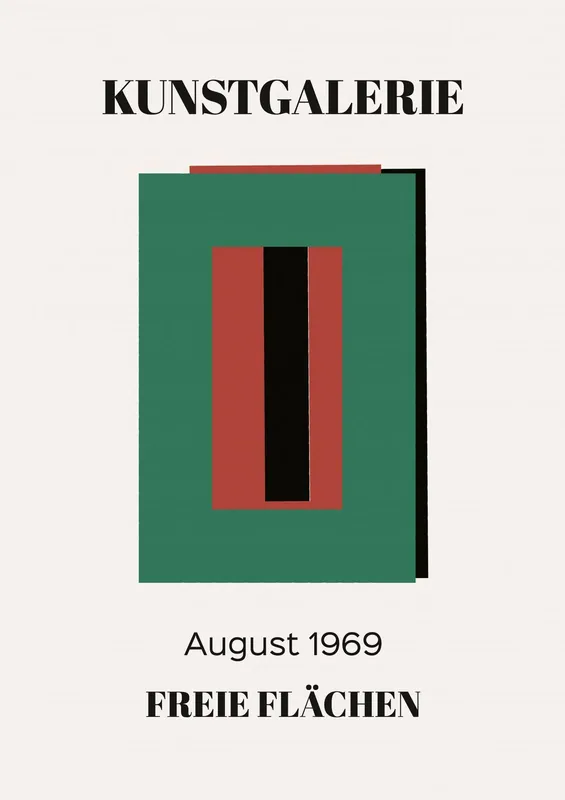 Juliste - Kunstgalerie Elokuu 1969 Vain Rajoitetun Ajan