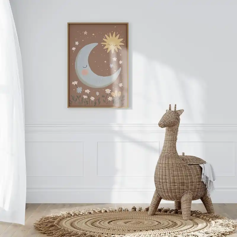 Pikatoimitus Juliste - Kuu ja Aurinko Taide