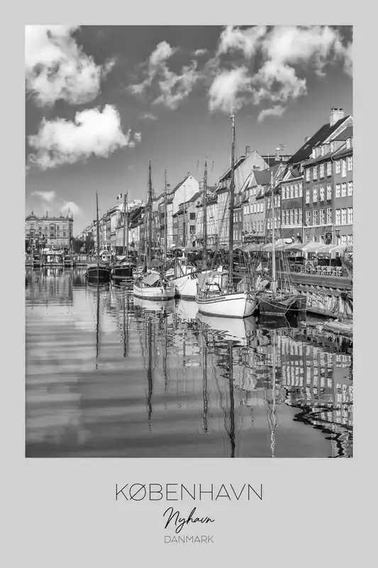 Suosittu Juliste - Kööpenhamina Nyhavn