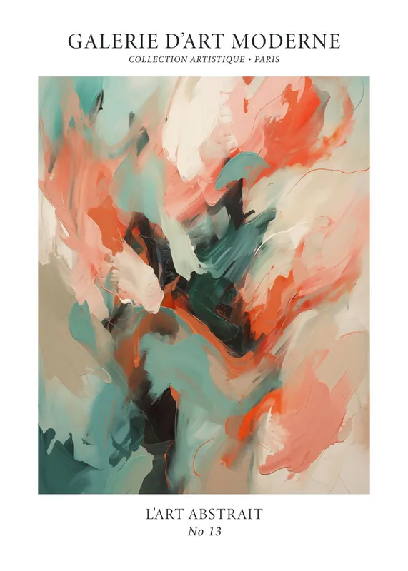 Kuuma Tarjous Juliste - L‘Art Abstrait