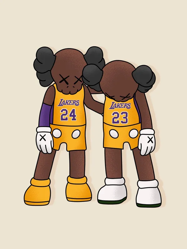 Juliste - Lakers Duo Merkkituote