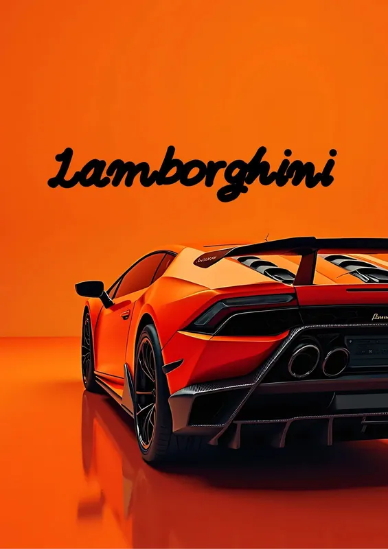 Viikonlopputarjous Juliste - Lamborghini Auto / Sarja 2
