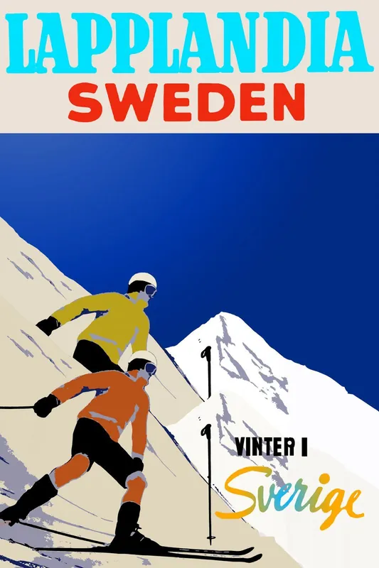 Superhinta Juliste - Lapplandia Ruotsi Ski