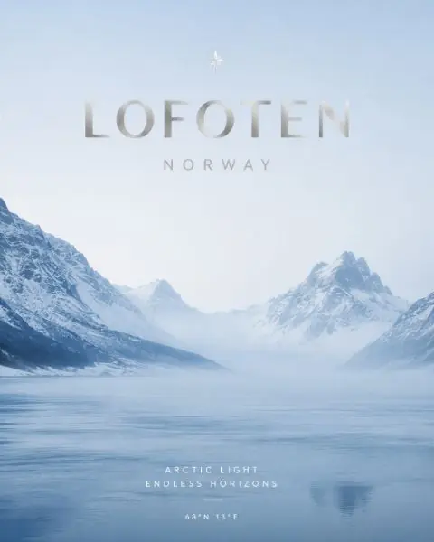 Juliste - Lofoten Arktinen Maisema Edullinen