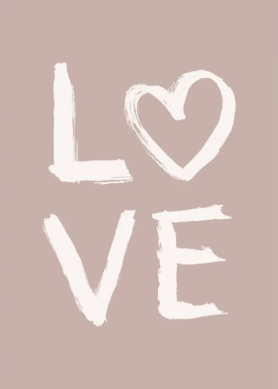Asiakkaiden Suosikki Juliste - LOVE Design