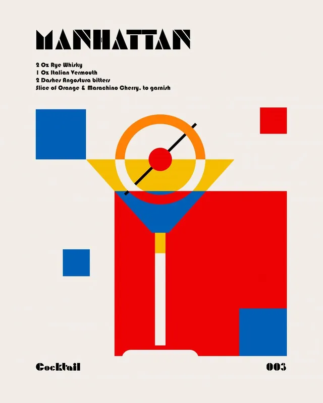 Kuuma Tarjous Juliste - Manhattan Cocktail