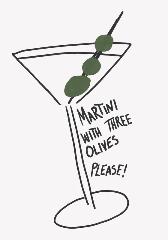 Juliste - Martini kolmella oliivilla Viimeinen Mahdollisuus