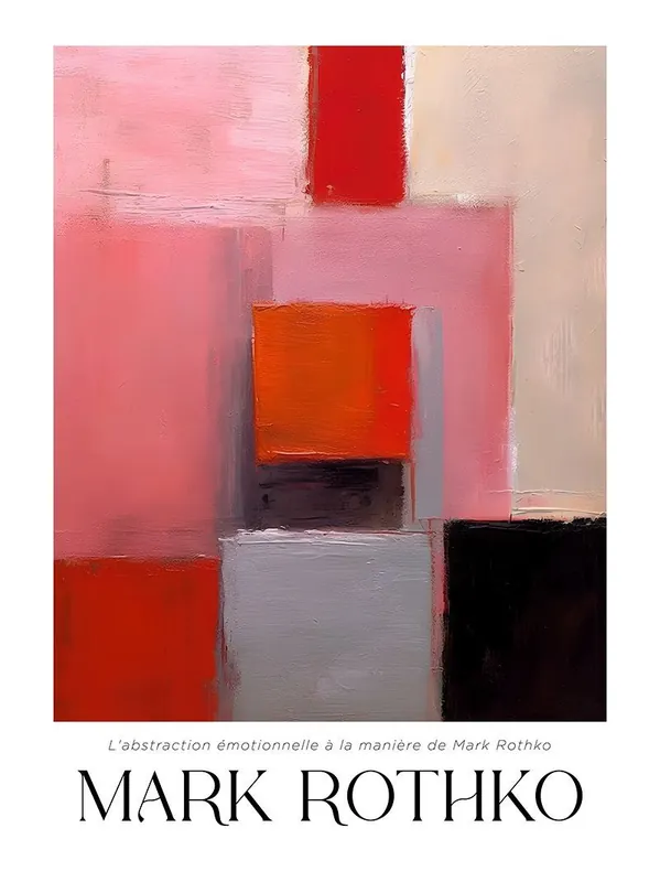 Juliste - Mark Rothko Abstrakti Eniten Myyty