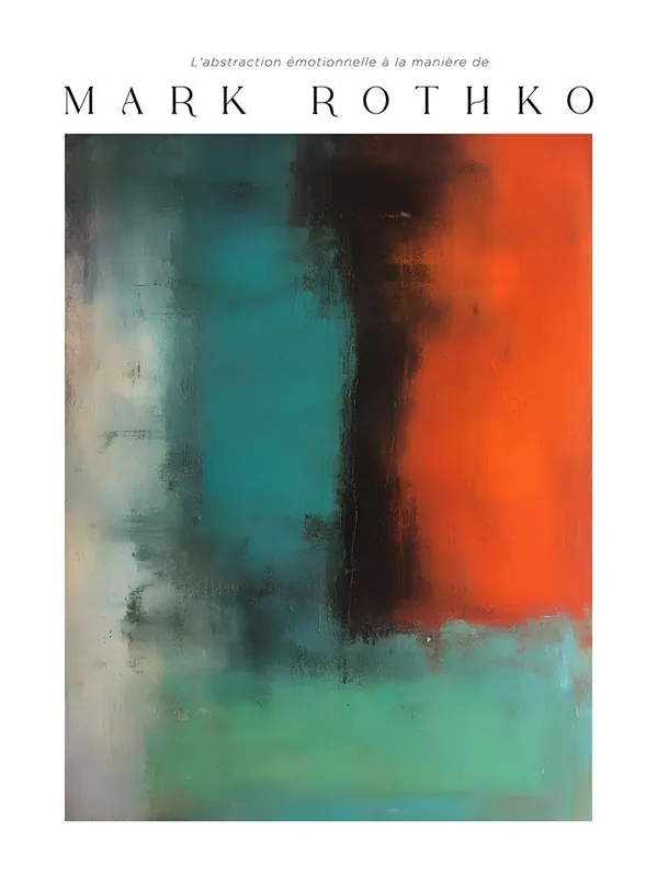 Juliste - Mark Rothko Abstrakti Sarja 3 Edullinen