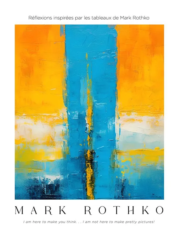 Juliste - Mark Rothko inspiroitu teos Edullinen Hinta