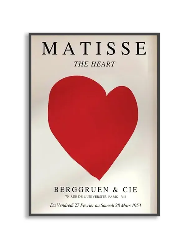 Juliste - Matisse Sydän Erikoistarjous