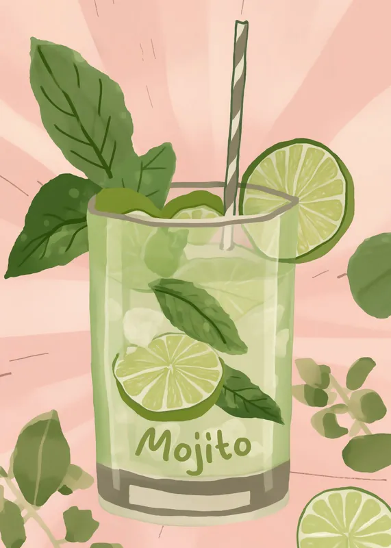 Juliste - Mojito-muotoilu Kampanjahinta