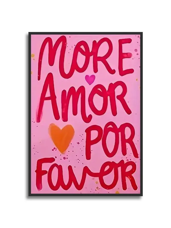 Tukkuhinta Juliste - More Amor Por Favor