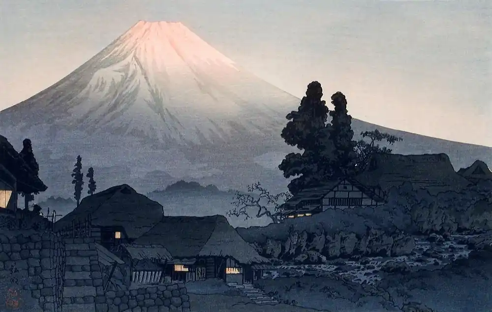 Juliste - Mount Fuji Ilta Päivän Tarjous