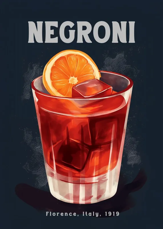 Eniten Myyty Juliste - Negroni Cocktail