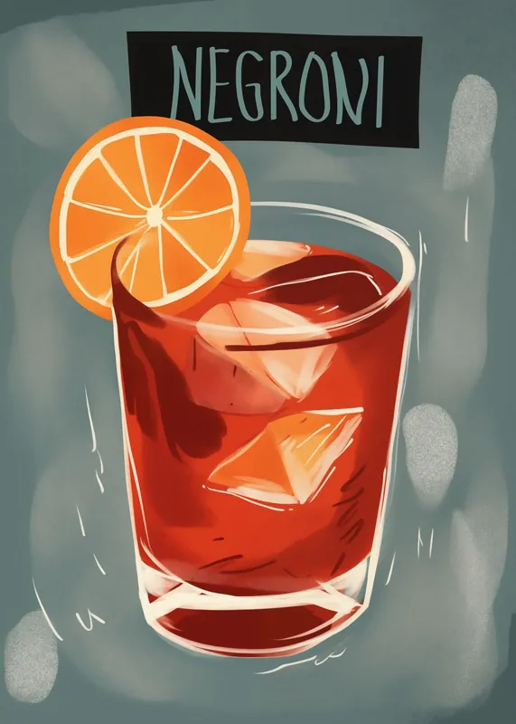 Tehdashinta Juliste - Negroni Juo
