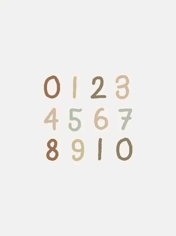 Juliste - Numero Muotoilu Älä Missaa