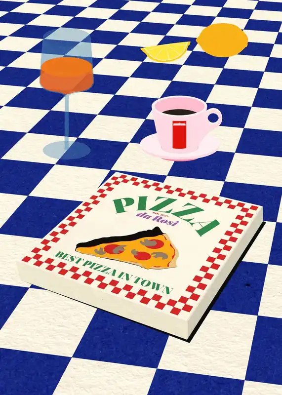 Juliste - Paras pizza kaupungissa Edullinen