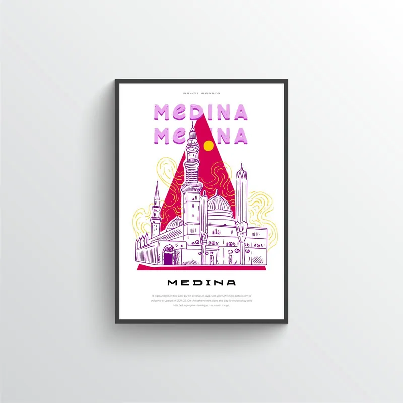 Superhinta Medina Kuvitus Juliste