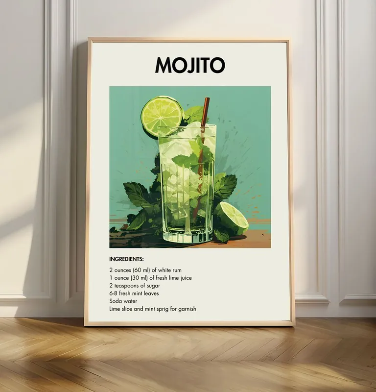 Mojito Resepti Juliste Korkea Laatu