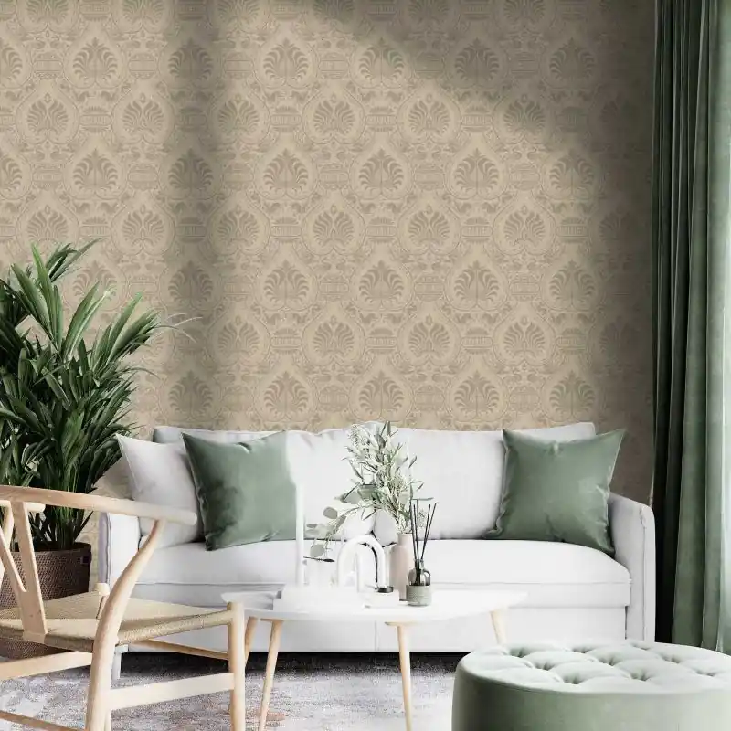 Heti Saatavilla Tapetti - Vintage Damask Eleganssi