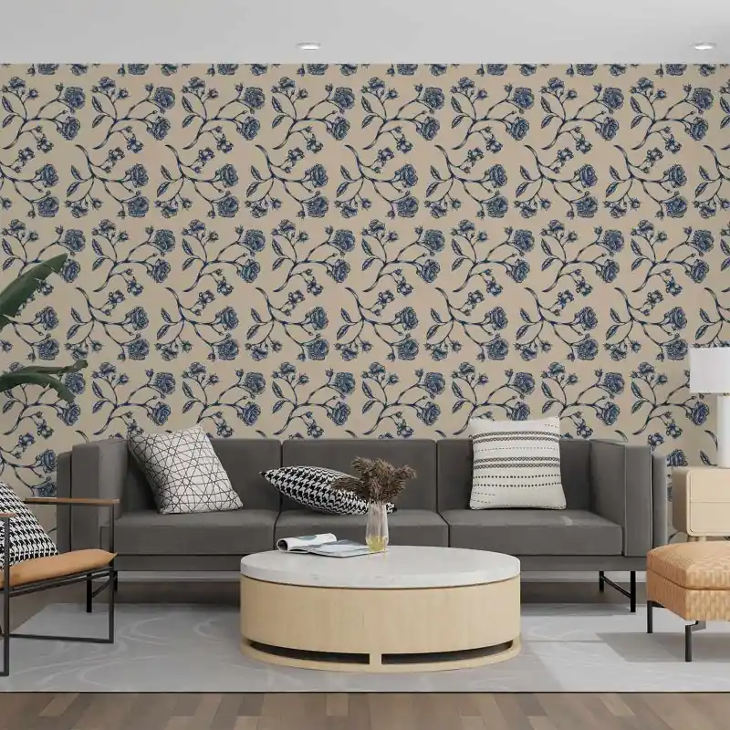 Tapetti - Vintage Kukkainen Eleganssi Löytö